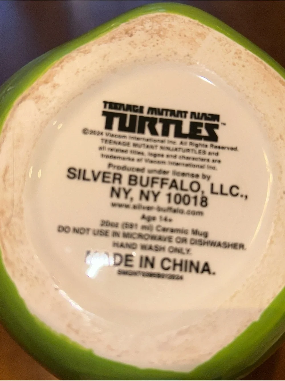 Teenage Mutant Ninja Turtles 20oz Ceramic Coffee Mug 2015
